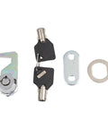 Tubular Cam Lock Kit Five Eighth Inch for Tool Boxes Drawers and Cabinets with Zinc Alloy Hook Lock Keyed Alike visible parts