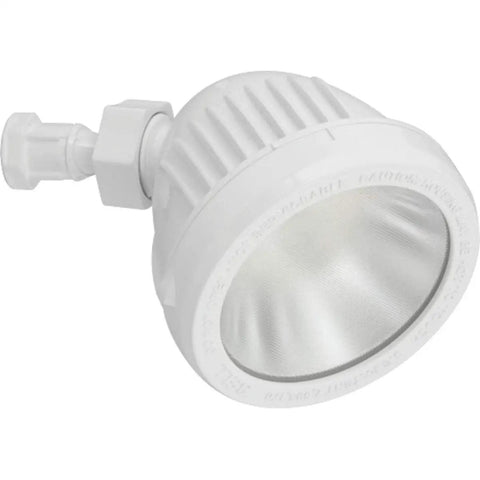 Close-up of a single head of the Beefy Outdoor Flood Light With Motion Sensor, 1000 Lumens White, Energy Efficient LED model.