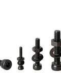Massive 1260 Piece Metric Bolt Kit With M2 M3 M4 Fasteners, 21 Sizes From 4mm To 30mm, Alloy Steel Hex Bolts Nuts Washers Set For DIY Projects And Repairs, Built Tough For Everyday Fixes, black hex bolts with nuts and washers