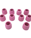 10 Pack SG55 AG-60 Cutting Torch Nozzles For WSD-60 Plasma Cutter Fits CUT-60 LGK50 50DX pink ceramic tips for welding.