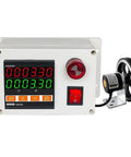 Slick Rollin Roller Wheel Length Meter Digital Counter Six Digit Display Reads Up To Nine Hundred Thousand tracks length of cable, wire, and fabric.