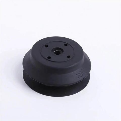 Heavy Duty Pneumatic Vacuum Pad Sucker for Industrial Use with Powerful Manipulator Action, HB40 model, rubber design.