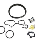 Aluminum Water Pump With Belt For 2.0T TSI Cars Like Audi A3 A4 TT Jetta Golf GTI Tiguan Eos Beetle CC Temperature Sensor Included Parts