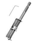 Spring Loaded Anti Drop Screw Holding Screwdriver Bits For DIY Home Repairs With Built In Spring Clamp Keeps Screws From Slipping Phillips Cross Tip And Hex Shank Universal Interface Great For Woodworking And Quick Fixes, metal bit with spring clamp