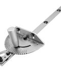 Professional Miter Gauge For Table Saw With Standard Three Quarters By Three Eighths Slot Rails, stainless steel, precise angle cuts