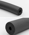 Heavy Duty Foam Pipe Insulation Tubing Set With 1/4 Inch To 3-5/9 Inch ID And 3/5 Inch Wall, 6 Feet Long, Black Non Slip Heat Preserving Tube