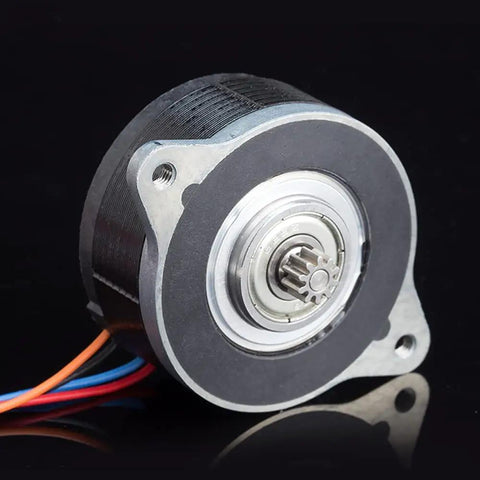 Moons NEMA14 36mm 17mm Enhanced Stepper Motor compatible with Orbiter and Sherpa extruders in 3D printers, shown side view