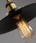 Close-up view of Totally Killer Industrial Vintage Pulley Chandelier With Bright Led Fixtures and Smooth Hanging Chains.