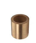 Built Tough Self Lubricating Bronze Bearing Sleeves 20X28X30mm Plain Wrapped Oiled Sintered Bushings close-up view of bronze bushing.