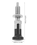 Top Shelf Stainless Steel Locating Plunger With Rugged Knurled Handle And Dependable Self Locking Spring Loaded Pin for accurate positioning