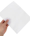 White EPE Foam Sheets For Fragile Items And Ceramics, held by hand displaying texture and flexibility of packing material