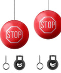 Two Pack Garage Tennis Ball Parking Aid With Soft PU Ball And 13 Ft Adjustable Rope For Safe Parking, High Visibility Car Stopper To Prevent Collisions And Scratches In Home Garages