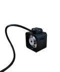 WUDOLI electric brake for NEMA 17 stepper motor, 24V DC, square 42x42mm flange, 5mm shaft hole with attached cable