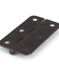 3 Inch Antique Copper Iron Round Corner Hinges For Cabinet Doors Built Tough Open 270 Degree Furniture Hinge