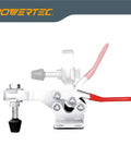 Beefy 225D Quick Release Toggle Clamp Set For T Track 500 Lb Holding Capacity With Mounting Plate, side view.