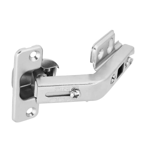 Corner Fold Cabinet Door Hinge 135 Degree Angle For Wardrobe And TV Cabinets Built In Cold Rolled Steel With Electroplated Finish