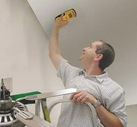Badass Drywall Scanner With Live Wire Detection And Double Scan Depth Featuring Crisp Lcd Readout And Precise Pointer For Foolproof Wood Or Metal Stud Finding No Sweat Operation For Any Weekend Warrior Crew