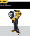 Xtreme 12V Max Brushless Three Eighths Inch Cordless Impact Wrench Tool Only With 250 Ft Lbs Tightening And 400 Ft Lbs Breakaway Torque