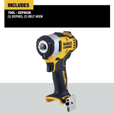 Xtreme 12V Max Brushless Three Eighths Inch Cordless Impact Wrench Tool Only With 250 Ft Lbs Tightening And 400 Ft Lbs Breakaway Torque