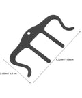3pc Black Metal Music Book Clips For Sheet Music And Notebooks, Heavy Duty Page Holders For Piano, Guitar, Trumpet, And More, Keeps Pages Open And Stable During Practice, 4.32 in x 2.48 in