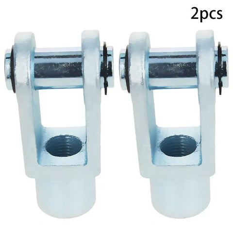Two Pack Air Cylinder Rod With Clevis End, 78mm Length, M16x1.5 Female Thread, Y Connector, Durable Iron Construction, High Strength, Wear Resistant, Easy Install For Pneumatic Systems, 2pcs