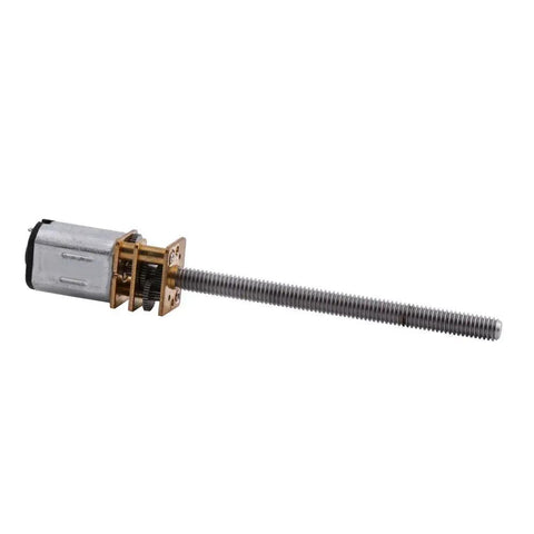 12V 400RPM N20 Micro Gear Motor with long output shaft, durable metal gears, high torque for robots and model aircraft projects