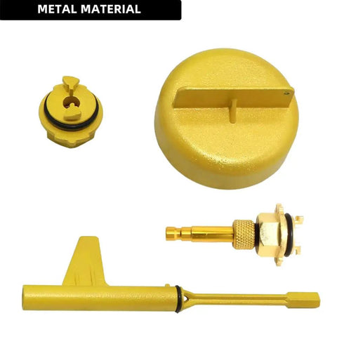 Metal Transmission Oil Filling Tool For Mercedes Benz 725.0 9 Speed 9G Tronic Transmission Oil Change Adapter Replaces 725 589 02 90 00