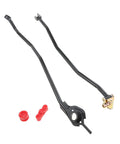 Black Shift Linkage Kit For Acura Integra 1994 2001 And Honda Civic 1992 2000 B Series Engine Only Direct Fit Performance Upgrade Easy Install Hardware Included, black steel linkage rods with red bushings