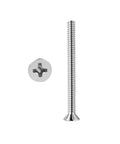 Thirty Piece Pack Of 304 Stainless Steel Machine Screws Loaded As Extra Long Electrical Outlet Bolts, #6-32 x 1.5in.
