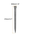 14.8 Inch Masonry Chisel With Pointed Head In High Carbon Steel for rock stone brick concrete mortar demolishing and carving