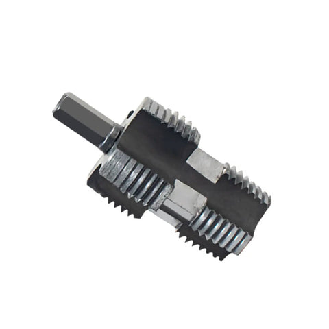 Heavy Duty Electric Drill Thread Tap And Die Set For PVC Water Pipe Repair, metal twin tip cutter for 1/2 and 3/4 inch tubing.