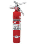 Top Tier Halotron I Fire Extinguisher 2.5 Pound Clean Agent With Snap On Aviation Bracket For Cockpits and Server Rooms.