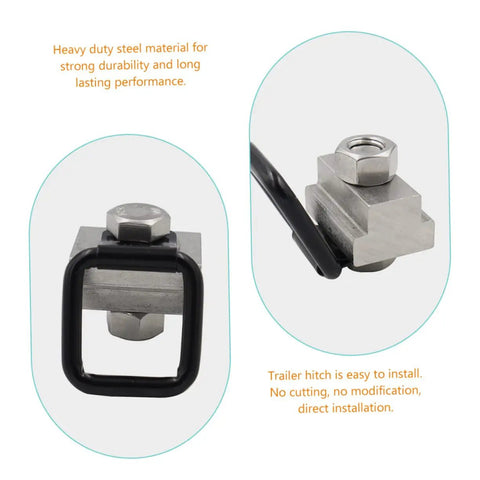 Heavy Duty D Ring Tie Down Anchors Bolt Directly To Truck Bed Rails Or Boat Trailers Slick Drop In Fitment No Cutting Needed showing durable steel material and easy installation.