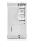 40 Amp Two-Pole Plug-On Standard Branch Circuit Breaker Thermal Magnetic 120/240 VAC LB240-T White With Easy Rocker Switches And Color Status Indicators For Quick At-A-Glance Check, front view