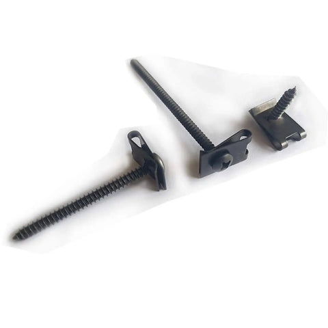 No 8 U Style Clip On Nut For Tapping Screws U Type Fasteners Panel Edge Clip Nut Black Galvanized Spring Steel 25 Pack By ZS2YouToYou