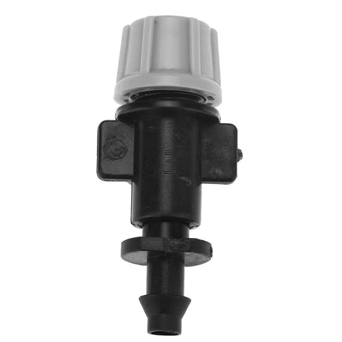 Close-up of a single nozzle from the 50 Piece Misting Nozzle Set For Garden Drip Irrigation, Durable Plastic Construction, Adjustable Water Flow