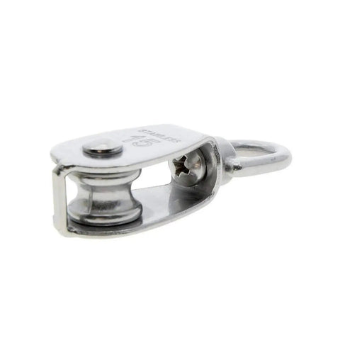 Beefy Cable Pulley Wheel Set For Lifting Rope M15 Size 2 Or 4 Pieces 304 Stainless Steel Rotating Single Pulley Wheel 360 Degree Rotation Rugged Corrosion Resistant Easy To Use, 304 stainless pulley