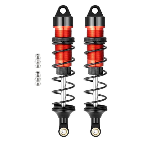 Beefy Front And Rear Adjustable RC Car Shocks Set For 1/8 Scale Fits Arrma Typhoon 6S Redcat FS ZD Racing Aluminum Dampers