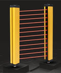 Infrared Safety Light Curtain Sensor System With 12 Beams 40mm Pitch And 525mm Sensing Height Includes Mounting Kit And Cables Pro Grade Fast Response And Anti Interference For Machine Safety
