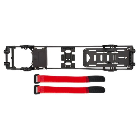 Carbon Fiber Crawler Chassis Frame Kit With 4.3mm CNC Metal Build For Axial SCX10 II One Tenth Scale Off Road RC Truck Upgrade