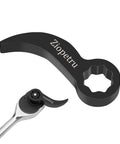Pry Bar Wrench Adapter Head For One Half Inch Drive Crowbar Adapter Tool with ratchet attachment, carbon steel, auto repair.