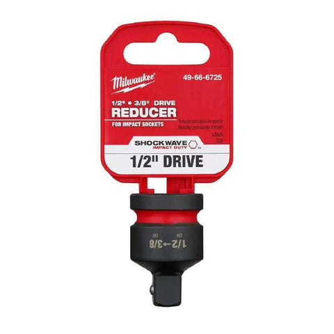 Shockwave Impact Duty One Half Inch Drive Socket With Ball Detent Retention, Wear Resistant Markings, Laser Etched ID, Model 49-66-6725