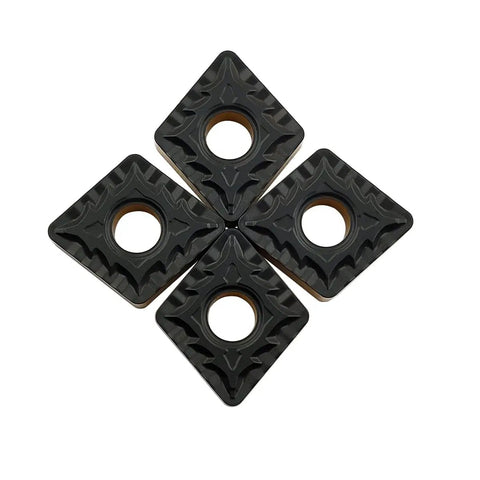 10Pcs Double Coated CNMG433 CQ CNMG120412 CQ LF9218 Lathe Turning Inserts for Steel and Stainless Steel Parts