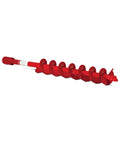 36 Inch Long Auger With Fishtail Point For Easy Upright Drilling In Dirt And Soil, Rugged Steel Build With Heavy Duty Welds