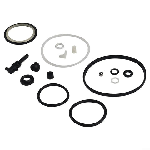 Heavy Duty 8 Ton Hydraulic Bottle Jack Seal Kit Replacement Set with oil seals, pump core, steel ball check valve, and dust cap