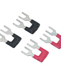 12 Pack Jumper Terminal Block TB 1502 Short Circuit Side Plug-In Connectors Black Red 0.35 Inch Pitch with copper conductors