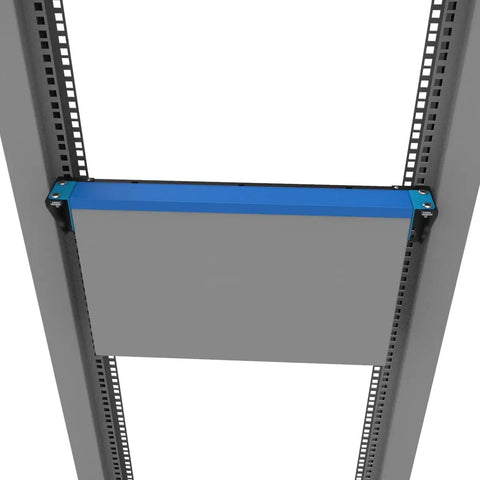 Straight Up Smooth Setup Makes Installing The Hella Sturdy 2U Foldable Wall Mount Patch Panel Bracket in a wall rack.