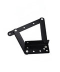 Heavy Duty Lifting Hinge Pair for DIY Furniture Projects, cold rolled steel with black finish, showing hinge details
