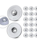 Heat Shield Repair Kit With 30mm Sheet Metal Nut Fasteners, 20 piece car hardware set for quick heat shield fix, large and small view