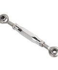 Aluminum Chrome Adjustable Shift Linkage Rod For Harley Dyna Mid Control 1984 To 2017 And Softail 2018 To 2023 Easy Height Tweaks Durable Anodized Shift Lever Upgrade, chrome adjustable rod